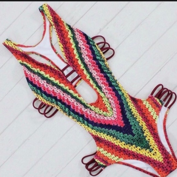 Multicolored Monokini - Picture 4 of 5